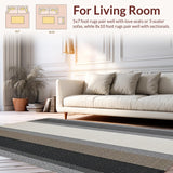 Contemporary Two Tone Stripe Fusion(Gray)