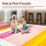 Delightful Textured Rainbow Style(Pink)