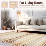 Trendy Rustic Multicolor Ripple Effect(Beige)