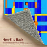 Charming Brightly Hued Counting Motif(Blue)