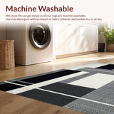 Elegant Monochrome Chevron Motif(Black)