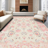 Eclectic Bold Colorful Bloom(Ivory)