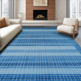 Ultra Soft Area Rug, Non Slip, Stain Resistant, Washable Area Rugs for Living Room, Bedroom, Fresh Nautical Blue Pattern?(Blue)