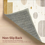 Elegant Beige Echo Area Abstract Animal Inspired Design(Beige)