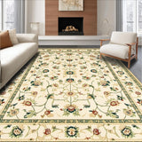 Ultra Soft Area Rug, Non Slip, Stain Resistant, Washable Area Rugs for Living Room, Bedroom, Beige Garden Non Slip Low Pile Area(Beige)