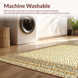 Ultra Soft Area Rug, Non Slip, Stain Resistant, Washable Area Rugs for Living Room, Bedroom, Elegant Cheetah Print Beige Brown Animal(Beige)