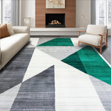 Ultra Soft Area Rug, Non Slip, Stain Resistant, Washable Area Rugs for Living Room, Bedroom, Stain-Resistant Soft Area Rug for Modern Spaces(Gray)