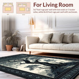 Luxurious Black and Grey Tapestry(Gray)
