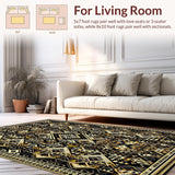 Eclectic Gold Artistic Whimsy(Black)