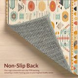 Ultra Soft Area Rug, Non Slip, Stain Resistant, Washable Area Rugs for Living Room, Bedroom, Boho Chic Beige(Beige)