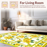 Classic Curved Floral Aesthetic(Yellow)
