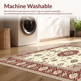 Justine Heritage Medallion Area With Timeless Ornate Design Elements(Beige)