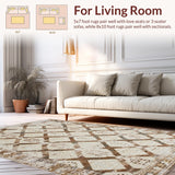 Elegant Abstract Tiled Arrangement(Beige)