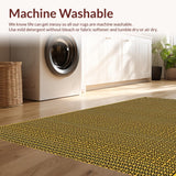 Ultra Soft Area Rug, Non Slip, Stain Resistant, Washable Area Rugs for Living Room, Bedroom, Vibrant Wild Animal Patterned Accent(Gold)