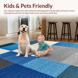 Ultra Soft Area Rug, Non Slip, Stain Resistant, Washable Area Rugs for Living Room, Bedroom, Geometric Pattern Bedroom Area Rug for High Traffic Spaces(Gray)