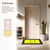 Artistic Yellow Black Mood Enhancer(Yellow)