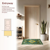 Lively Colorful Medallion Elements(Blue)