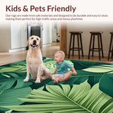 Stylish Fresh Leafy Print(Green)