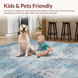 Artful Blue Tones Floral Influence(Blue)