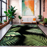 Tropical Paradise Runner With Exotic Leaf Arrangement(Green)