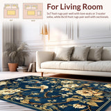 Charming Earthy Floral Delight(Blue)