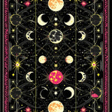 Chic Moonlit Abstract Design(Black)