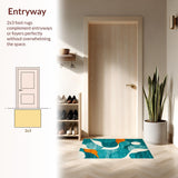 Dynamic Modern Patterned Aesthetics(Blue)