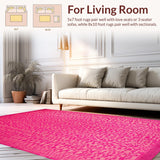 Vivid Contemporary Leopard Motif(Pink)