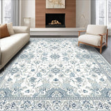Whimsical Grey Trellis(Ivory)