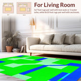 Bright Colorful Intersection Design(Green)