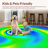 Dynamic Colorful Spiral Illusion(Blue)