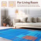 Dynamic Artistic Striped Visuals(Blue)