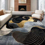Chic Modern Abstract Contrast(Black)