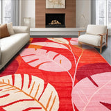 Eclectic Modern Leaf Silhouettes(Red)