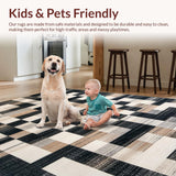 Rustic Black Geometric Elegance(Black)