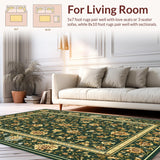 Luxurious Gold Accented Tiled Motif(Green)