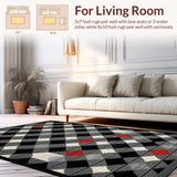 Elegant Striped Patterned Composition(Black)