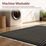 Sophisticated Abstract Trellis Design(Black)