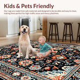 Striking Dark Floral Artistry(Black)