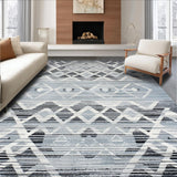 Sophisticated Abstract Diamond Composition(Gray)