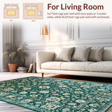 Artful Distressed Ogee Design(Blue)