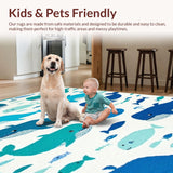 Lively Aqua & White Contrast(Blue)