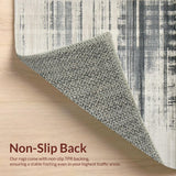 Ultra Soft Area Rug, Non Slip, Stain Resistant, Washable Area Rugs for Living Room, Bedroom, Subtle Gray Animal Print Style(Gray)
