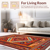 Ultra Soft Area Rug, Non Slip, Stain Resistant, Washable Area Rugs for Living Room, Bedroom, Machine Washable Western Bedroom Area Rug(Blue)