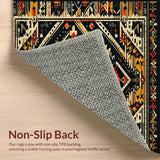 Chic Black and White Geometric Harmony(Black)