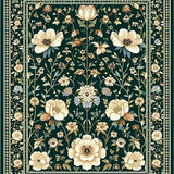 Cozy Earthy Floral Visual Appeal(Green)