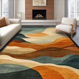 Ultra Soft Area Rug, Non Slip, Stain Resistant, Washable Area Rugs for Living Room, Bedroom, Surfboard Splash Rug Coastal Charm Entryway Carpet(Gray)