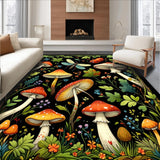 Chic Black and White Foliage(Red)