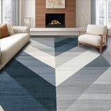 Ultra Soft Area Rug, Non Slip, Stain Resistant, Washable Area Rugs for Living Room, Bedroom, Stylish Subtle Ombre Design(Gray)