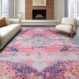 Classic Ogee Print with Depth(Pink)